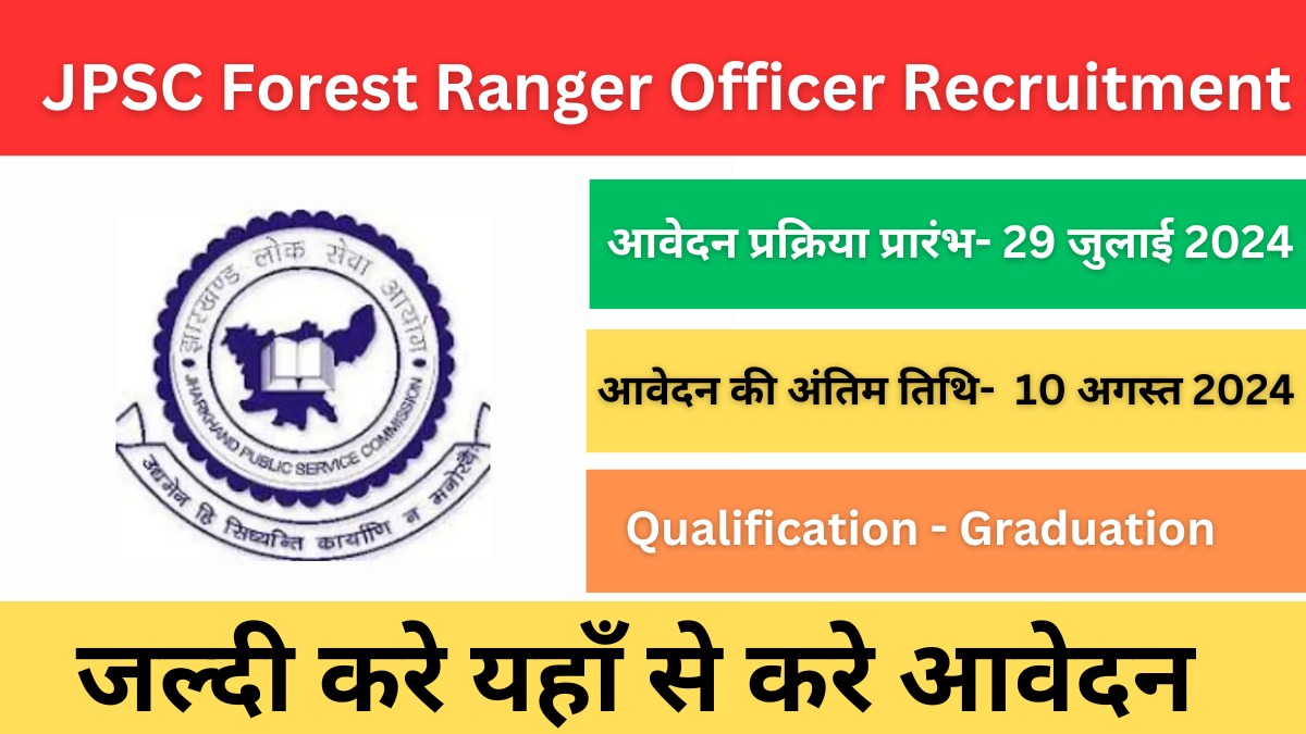 JPSC Forest Range Officer Recruitment 2024